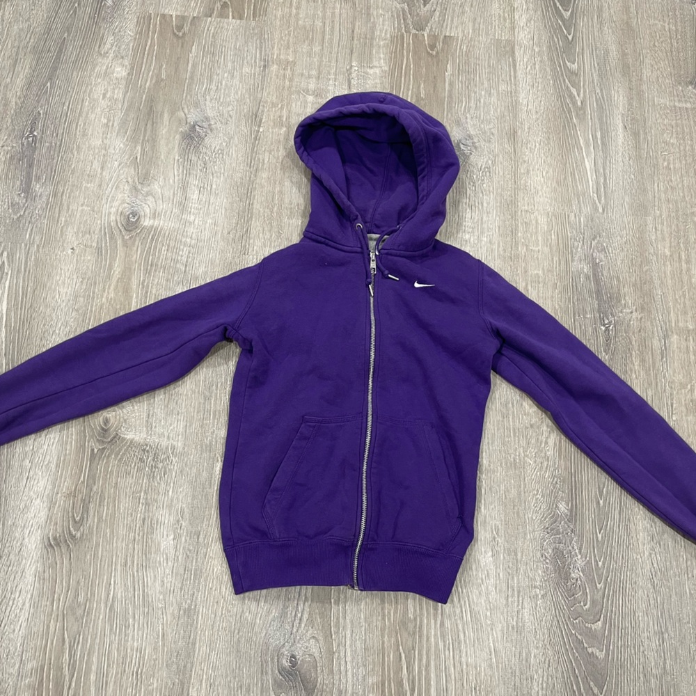 Purple Nike Fleece Zip Up